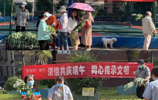 悠悠艾草香  浓浓物业情 ——正能物业举办端午送“艾”系列活动