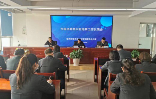 市国资公司召开第五轮巡察工作反馈会