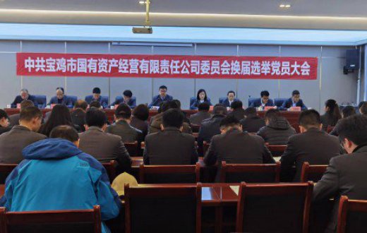 凝心聚力谋发展  实干笃行谱新篇 —— 宝鸡市国有资产经营有限责任公司党委换届选举大会顺利召开