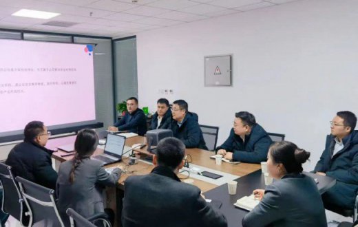 宝鸡市国有资产经营有限责任公司党委书记、董事长罗鹏伟一行到宝鸡钛谷长材金属beat365官方网站调研