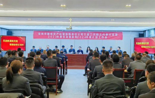 风劲帆满海天阔 砥砺奋进正当时 —— 国资公司召开三届二次职工代表大会暨2023年度总结表彰和2024年度计划工作会
