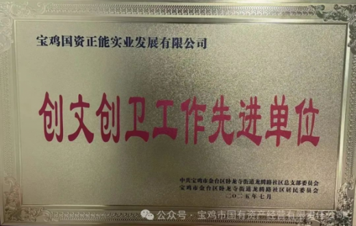 党建引领促服务凝心聚力创佳绩 —— 宝鸡国资正能实业发展beat365官方网站物业项目斩获多项荣誉