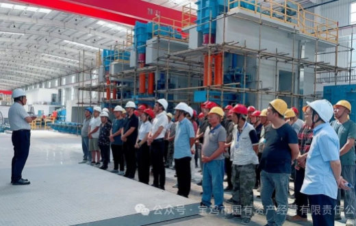 凝心聚力启新程 攻坚克难铸辉煌 —— 宝鸡钛谷长材金属材料beat365官方网站召开连轧生产线项目投产运营誓师大会